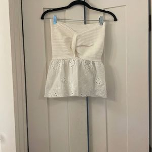 Sleeveless Peplum Top Size Medium